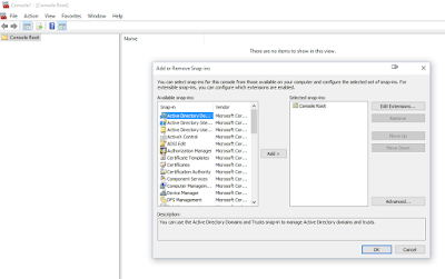 MMC Snap in Windows 10