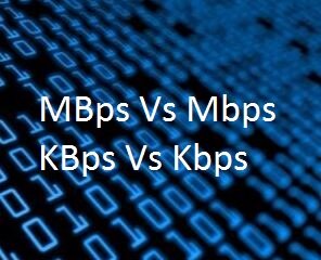mbps vs kbps